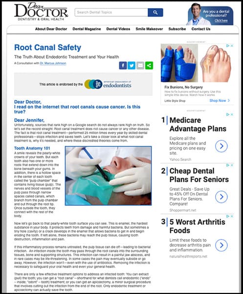 Root Canal Safety in Solon, OH