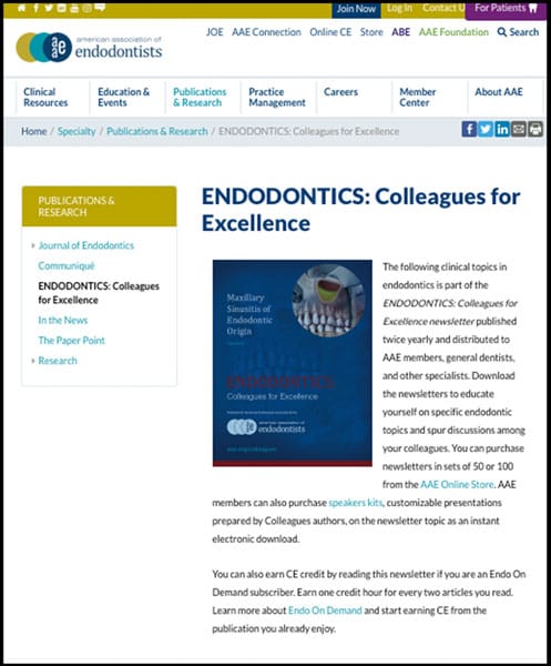 Endodontics: Colleagues for Excellence in Solon, OH